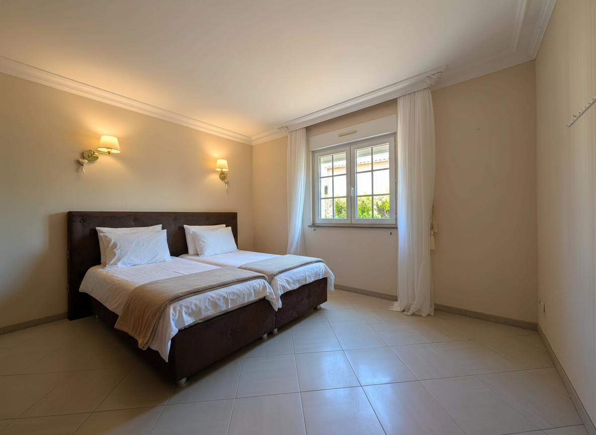 Chambre à deux lits